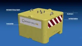Betonballast 1t, Blocker, stapelbar, kombinierbar, individualisierbar