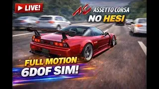 LIVE! 6DOF FULL Motion Sim - Ho Hesi in Assetto Corsa - Vertical