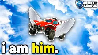 He claims to be a GOD at Rocket League boomer mode... but can he beat me?