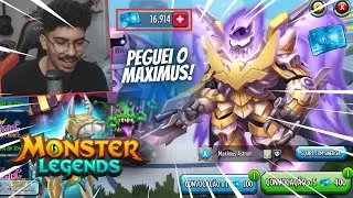 PEGUEI O NOVO ANCESTRAL MAXIMUS ASTRUM NÍVEL MÁXIMO!! (Monster Legends)