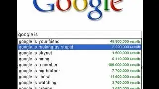 Fun with Google Suggest