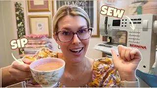Шейте вместе со мной | Sip & Sew ☕ Уютный видеоблог о шитье