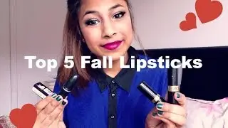 Top 5 Fall Lipsticks | ShoogarBeauty