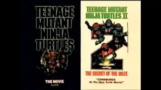 Teenage Mutant Ninja Turtles (1993) Canadian Movie One And Two VHS Promo