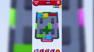 Color Block Jam Level 39 hard Walkthrough Solution