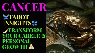 🌊 Cancer Tarot Insights: Transform Your Career & Personal Growth ✨🌟