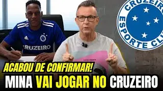 PAREDE INTERNACIONAL! YERRY MINA APERTA AS M&Atilde;OS E BLINDA A &Aacute;REA CELESTE | NOTICIAS DO CRUZEIRO HOJE
