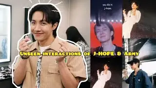 Hidden Gems: unseen interactions of J-HOPE & Army in hope on stage concert #jhope