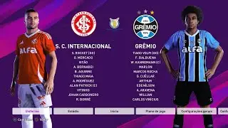 INTERNACIONAL X GR&Ecirc;MIO | BRASILEIR&Atilde;O 2025 | PES 2020 | OPTION FILE BRPES
