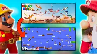 Mario Movie Training Course Level Recreated in Super Mario Maker 2