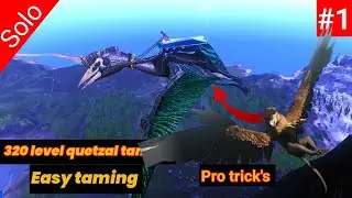 Taming the Mighty Quetzal with Griffin in ARK Mobile | (Solo) | #arkmobile
