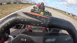 last lap battle axl boekhout , nathan croes ,qion kock at bushiri karting 