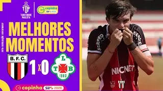 BOTAFOGO-SP 1 X 0 TUNA LUSO | MELHORES MOMENTOS | COPINHA 2026 | 3ª RODADA