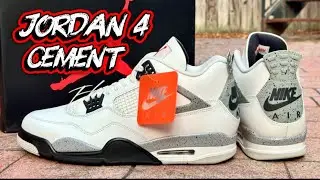FASTER SHIPPING!!   Kickwho godkiller Jordan 4 Cement review & on foot 🔥