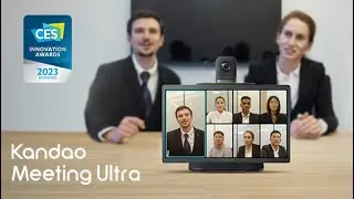 Kandao Meeting Ultra | 360&deg; 4K AI Conference System with Dual Touch Screens