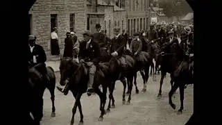 1899   Town Parade in Selkirk, Scotland 🎥 OLD VIDEO FOOTAGE