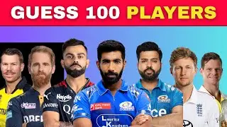 Guess the Cricketer by Photo | 100 Famous Cricket Players Quiz Challenge 🏏 | Can You Name Them All?