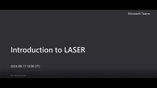 Week 4 Introduction to LASER