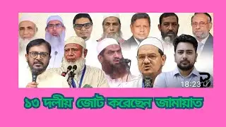১৩ দ*লীয় জো*ট করেছেন জামায়াত