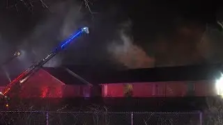 Three hospitalized, dozens displaced after fire at Mustang Crossing Apartments