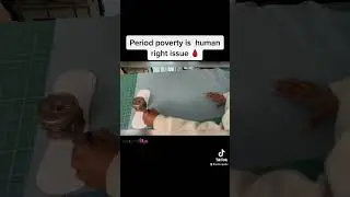 Period poverty -Human rights issue 🩸#endperiodpoverty #asmr #clothpads#somaligirls #reusablepads