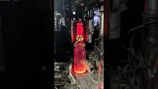 how glass bottle is made#satisfying #packaging #packaging #machine