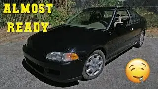 EJ2 CIVIC IS ALMOST COMPLETE !