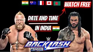 Backlash 2024 Date And Time In India || Wrestling Rise ||