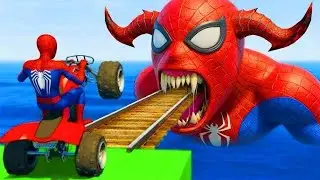 स्पाइडर-मैन बचाता है बैटमैन | आयरन मैन बनाम वेनम | GTA 5 सुपरहीरो मज़ा#