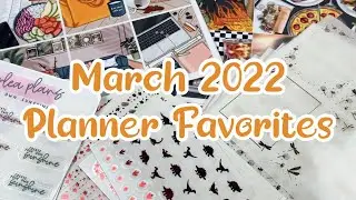 March 2022 Planner Favorites | Ft Carlea Plans, Planner Choco, Caress Press, and SPC!