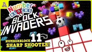 Number 11 in Arcade Numberblocks BLOCK INVADERS