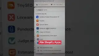 🔧 Die besten Apps f&uuml;r meinen Shopify-Store! 🚀 #shopify