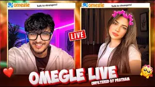 🔴Toxic Guy on OMEGLE | UnfilteredByPratham | Monkey Chat Live