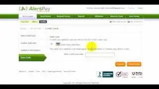 Верификация карты в AlertPay. Второй способ.