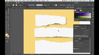 สร้าง Draw paper torn vector | ดราฟรูปกระดาษฉีกขาดใช้คำสั่ง Image Traceด้วยโปรแกรม adobe illustrator
