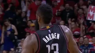 James Harden Great First Half with 24 Points, 10 Assists, and 9 Rebounds