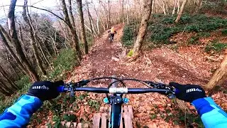 Secco DH e Cancello Rosso (completi), single track Monte Serra MTB Enduro