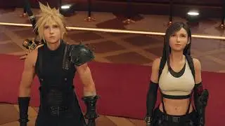 Tifa and Cloud remembering Jessie at Gold Saucer Event Square - FF7Rebirth Game Clips