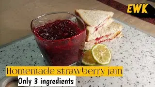 How to Make Strawberry Jam!! Homemade Small Batch Preserves Recipe