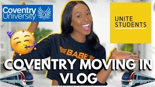 COVENTRY UNIVERSITY MOVING IN VLOG UNITE STUDENTS ACCOMMODATION QUEENS PARK HOUSE