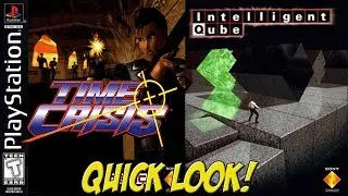 PSOne: Time Crisis & Intelligent Qube! Quick Look - YoVideogames