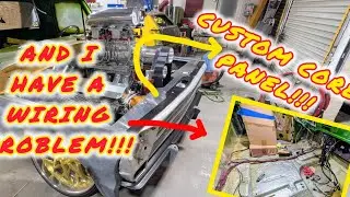 Part 1: Custom Radiator Core Support Panel and Wiring up the Race panel! #ProjectRuckus