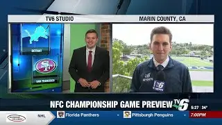LIVE from Marin County, CA previewing the NFC Championship- Part 1