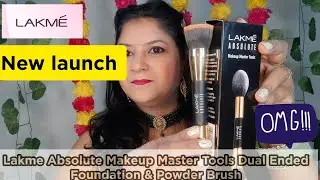 Двусторонняя кисть для тональной основы и пудры Lakme Absolute Makeup Master Tools