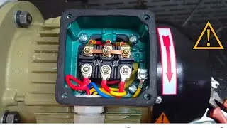 3 Phase Motor connection ⛑️/Star delta connection in hindi🔌