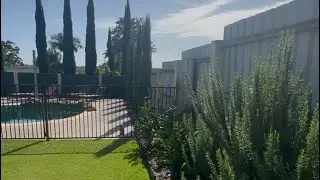 60 Minutes of Garden Ambience 🌿 Rosemary, Pines & Pool | Relaxing Nature Sounds