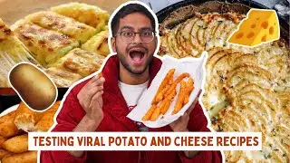 TESTING *VIRAL* POTATO & CHEESE RECIPES | CRAZY RECIPES 😂 DID I LIKE ANYTHING ??