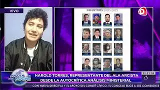 Harold Torres Representante del ala arcista, Tema:  Desde la autocr&iacute;tica an&aacute;lisis Ministerial