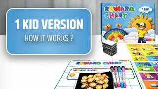 How it Works? Magnetic Reward Chart for Kids (1 Kid Version)