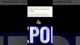 Police Report vs. Public Narrative: The White Truck That Existed&hellip; Then Didn&rsquo;t | Ronnie Reaves Case